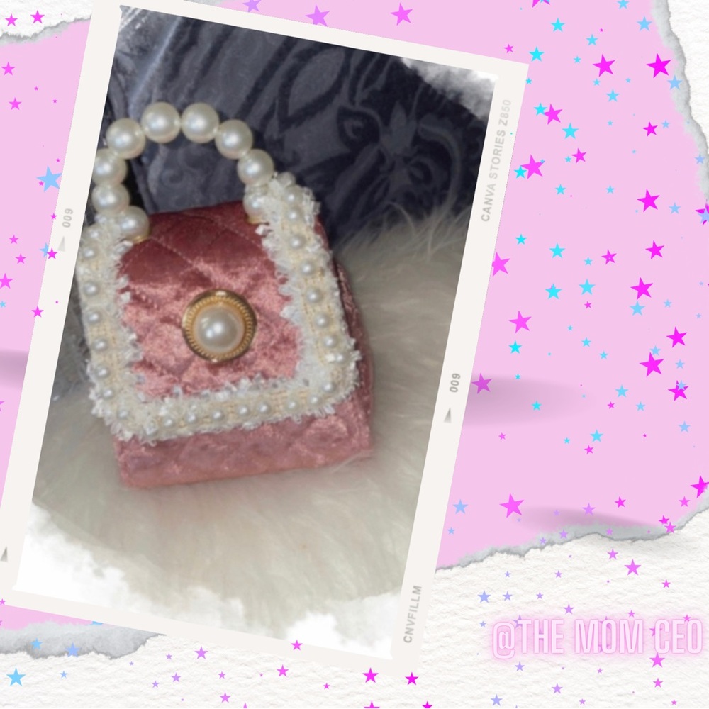 FAUX PEARL CROSS BODY BAG